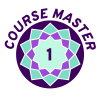 Course master level 1 badge
