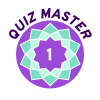 Quiz master level 1 badge