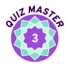 Quiz master level 3 badge