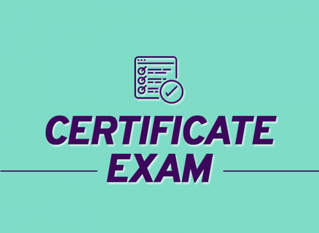 Course photo: Certificate Exam